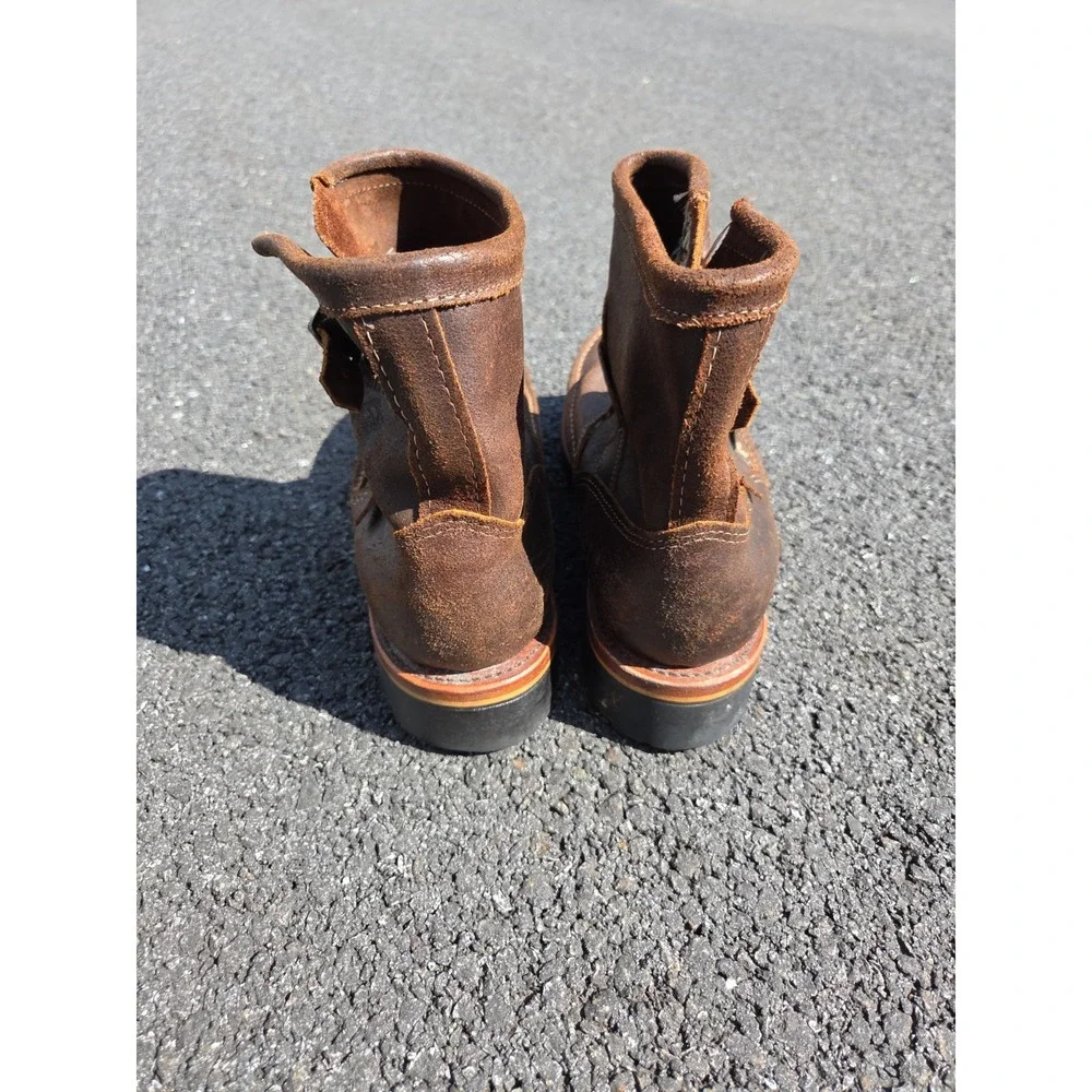 Vintage Chippewa Engineer Boots Mens 8.5EE Leather Buckle‎